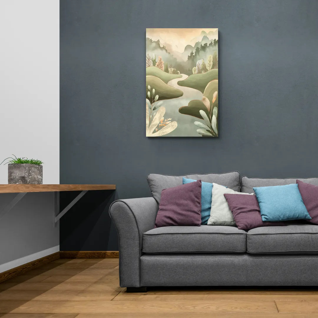 Boise Nature Escape Wilderness - Canvas Wall Art Living Room