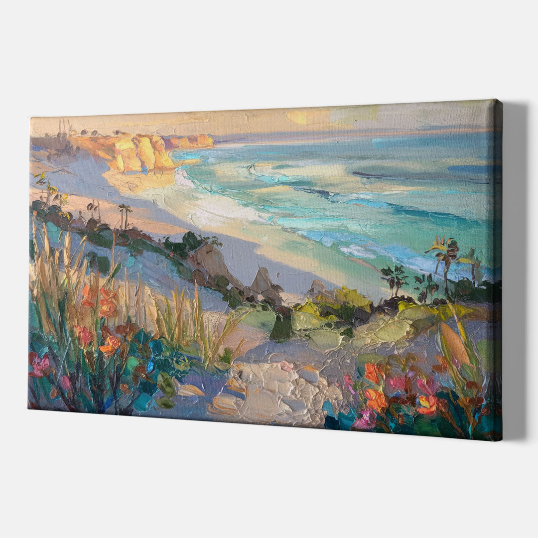 La Jolla Pacific Blues - Canvas Wall Art Indoor