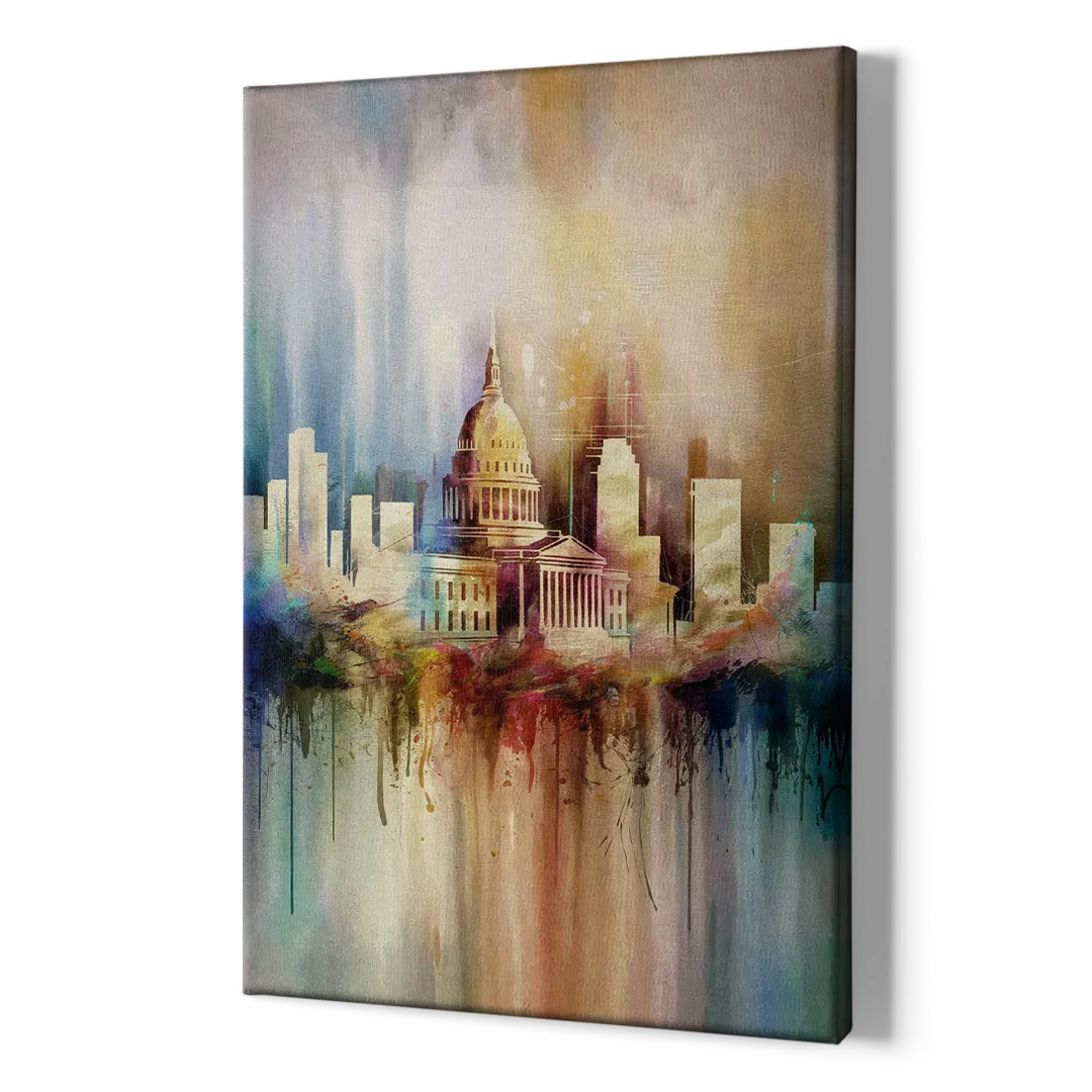 Nashville Tennessee State Capitol - Canvas Print Art Sides