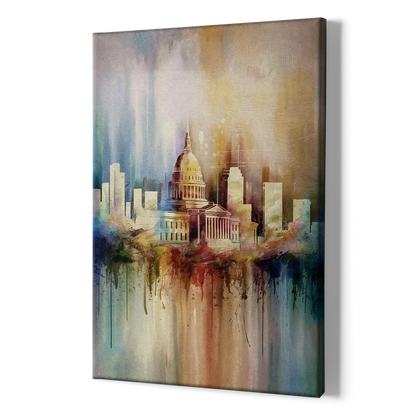 Nashville Tennessee State Capitol - Canvas Print Art Sides