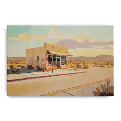 Marfa Roadside Charm - Canvas Wall Art
