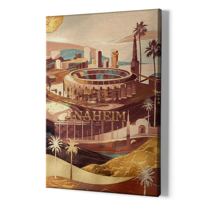Anaheim Historic Landmarks - Canvas Print Art Sides