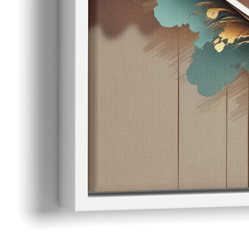 Irvine Modern Design - Close-Up White Frame Canvas