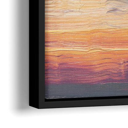 Des Moines Scenic Riverfront - Close-Up Black Frame Canvas