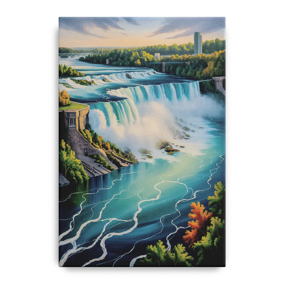 Niagara River Rapids - Canvas Wall Art