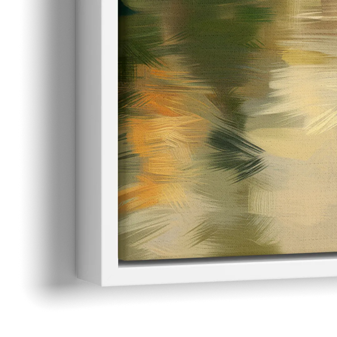 Austin Greenbelt Escape - Close-Up White Frame Canvas