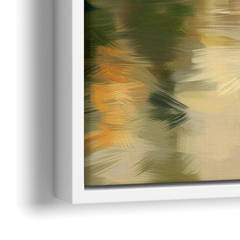 Austin Greenbelt Escape - Close-Up White Frame Canvas