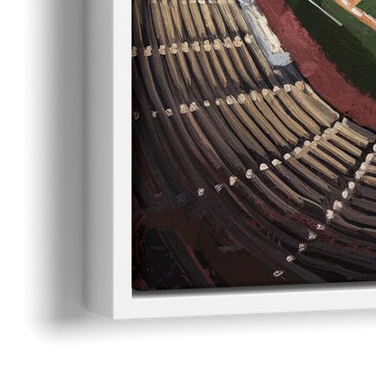 Los Angeles Angels Stadium - Close-Up White Frame Canvas