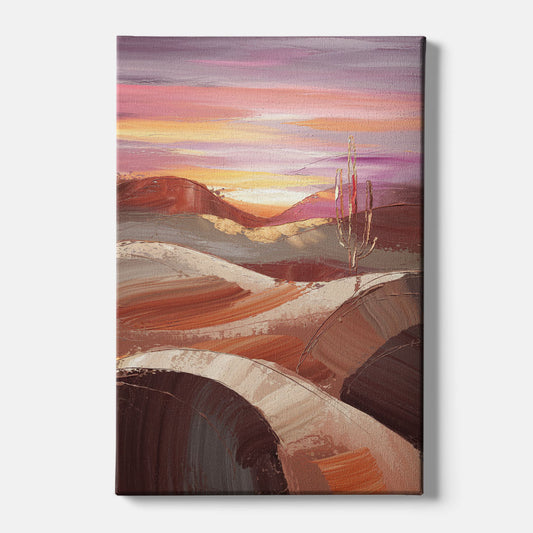 Santa Fe Desert Sunrise - Canvas Wall Art