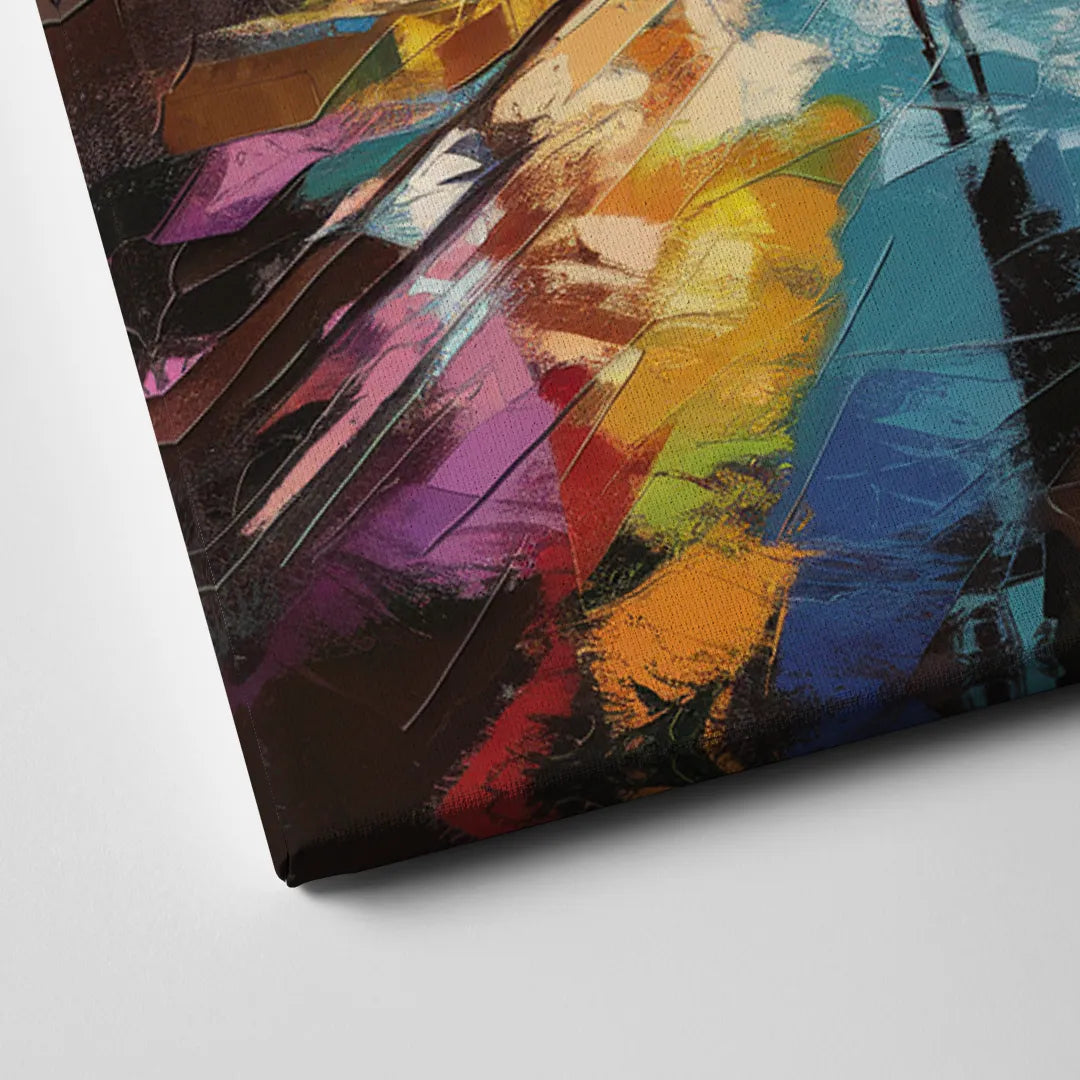 Nashville Broadway Nightlife Canvas Close Up