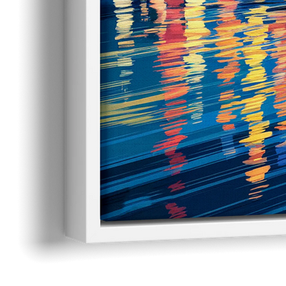 Pittsburgh Architectural Charm - Close-Up White Frame Canvas