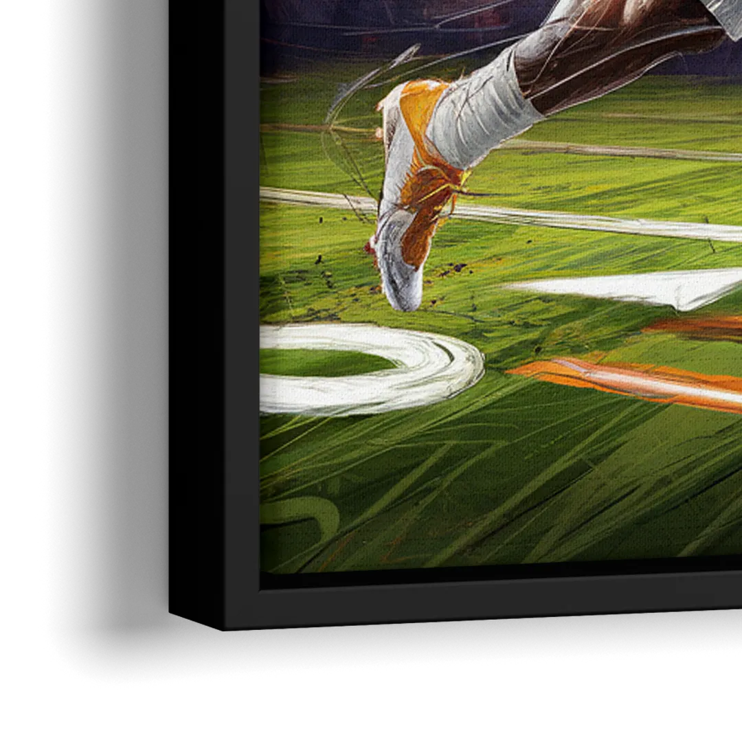Knoxville Vols Game Day - Close-Up Black Frame Canvas
