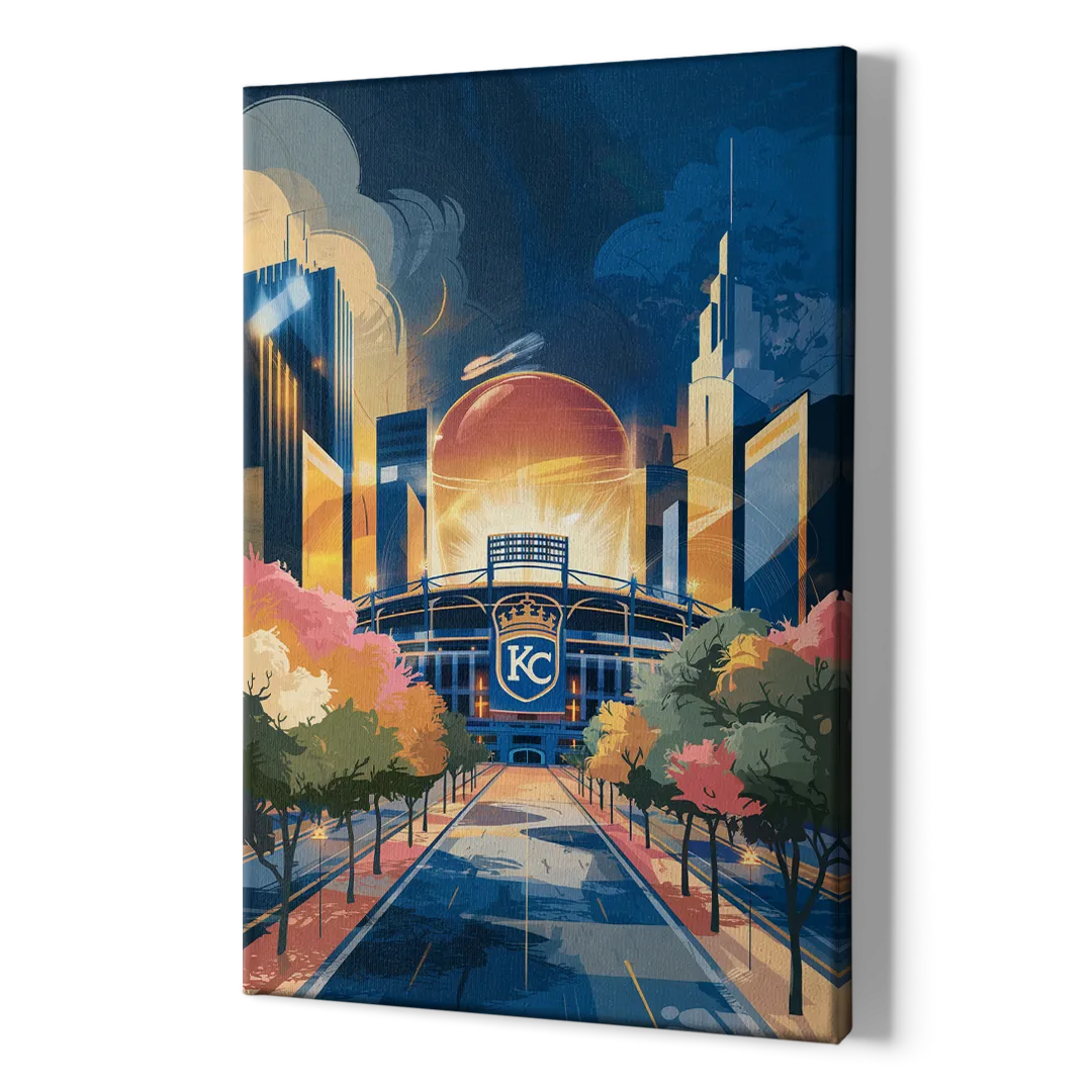 Kansas City Royals Championship - Canvas Print Art Sides