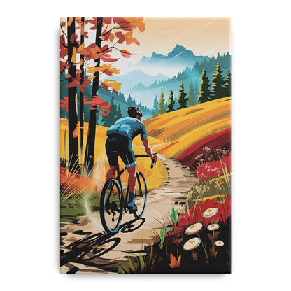 Madison Bike Trails Adventure - Canvas Wall Art