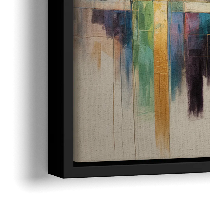 Saint Josephs Oratory - Close-Up Black Frame Canvas