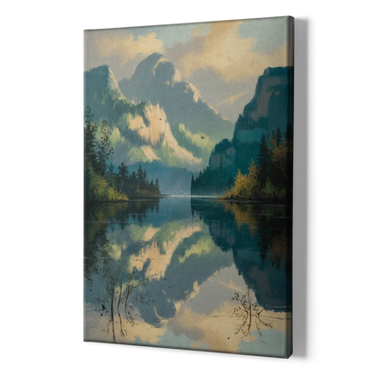 North Shore Mountains - Canvas Print Art Sides