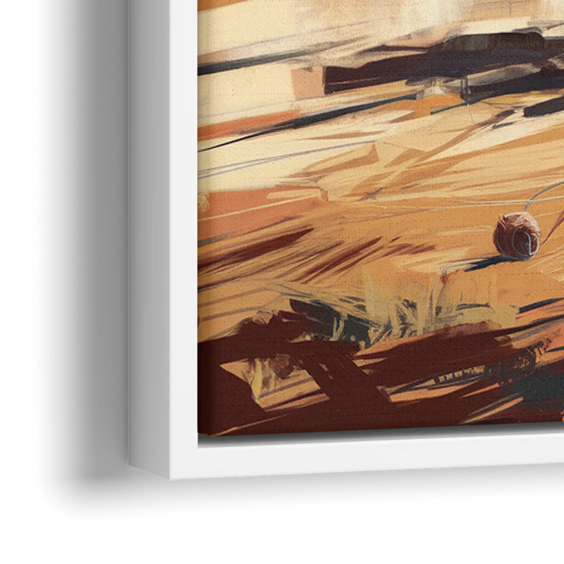 Tombstone Arizona Frontier - Close-Up White Frame Canvas