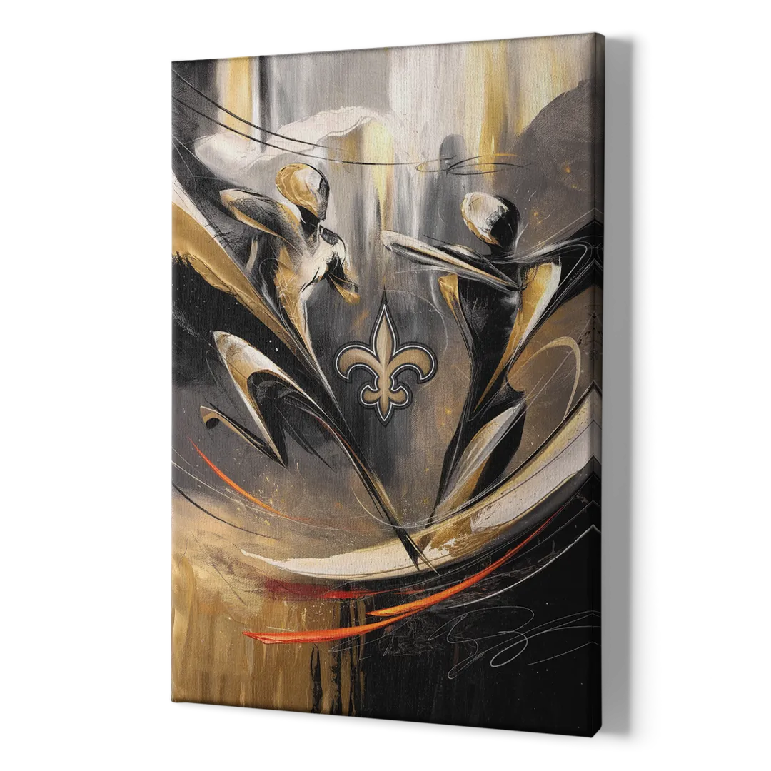 New Orleans Saints Fans Passion - Canvas Print Art Sides