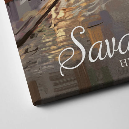 Savannah Historic District Charm Canvas Close Up