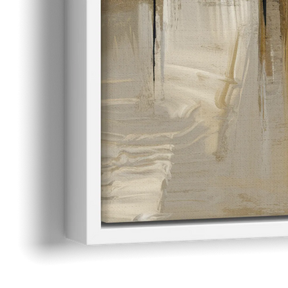 Houston Contemporary Design - Close-Up White Frame Canvas