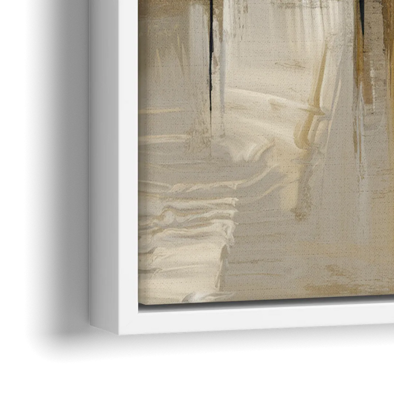 Houston Contemporary Design - Close-Up White Frame Canvas