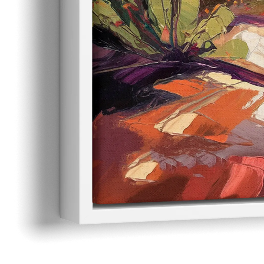 El Paso Borderland Beauty - Close-Up White Frame Canvas