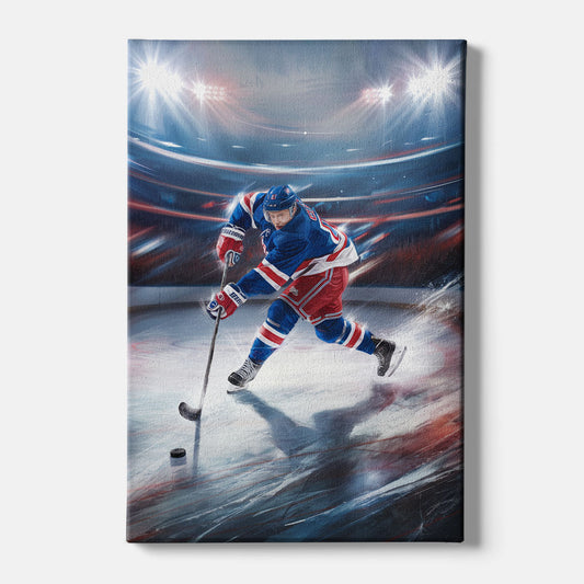 New York City Rangers Hockey - Canvas Wall Art