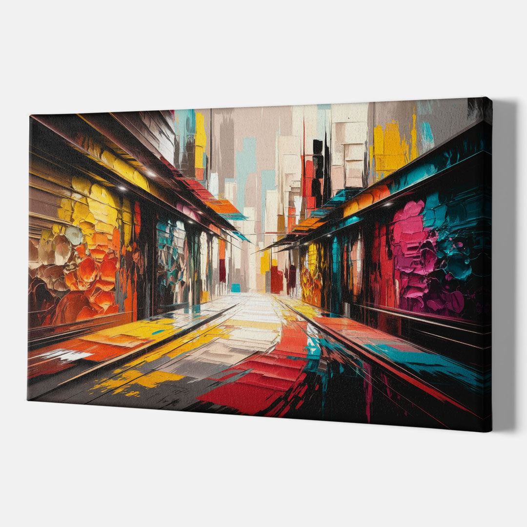 Ashland Street Art Vibes - Canvas Wall Art Indoor