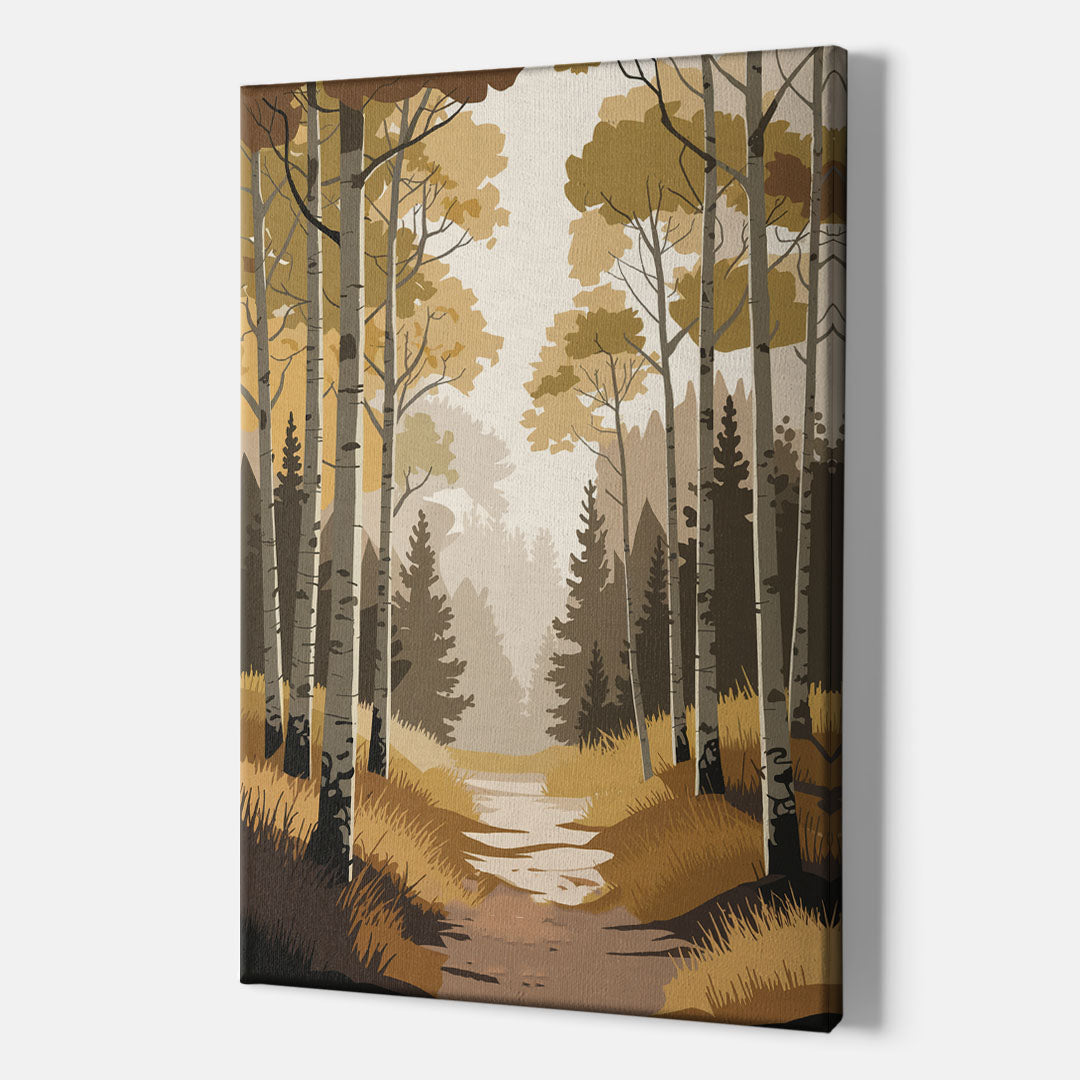 Aspen Dreamy Forest - Canvas Wall Art Indoor