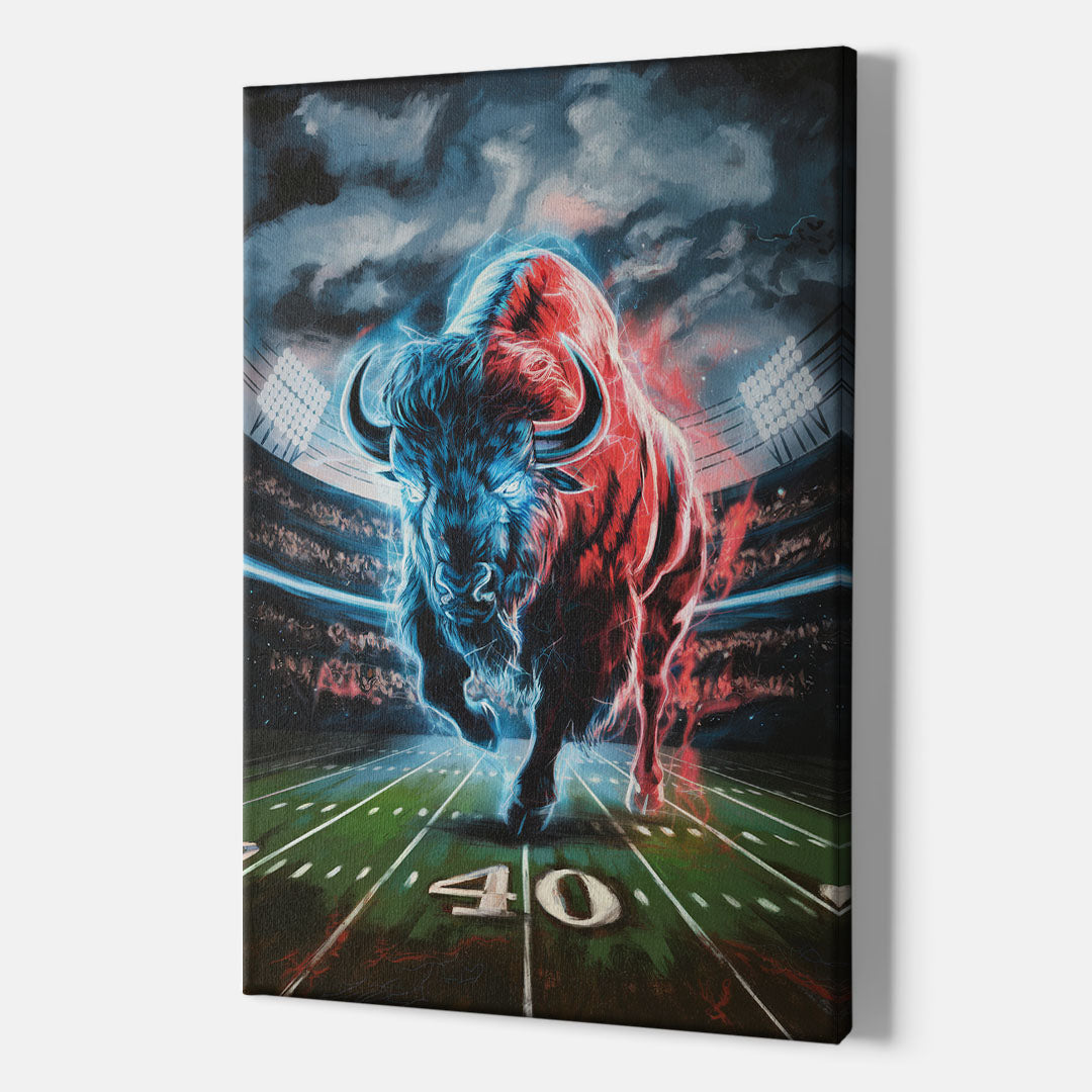 Buffalo Bills Football Pride - Canvas Wall Art Indoor