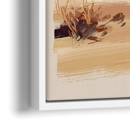 Marfa Scenic Beauty - Close-Up White Frame Canvas