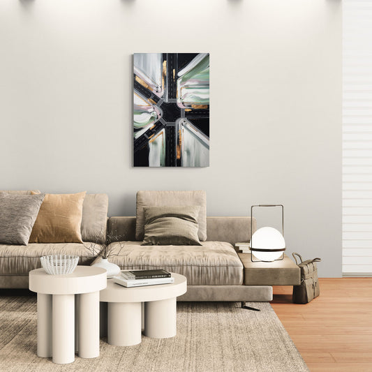 Irving Urban Streets - Canvas Wall Art Living Room