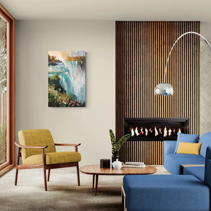 Buffalo Niagara Falls View - Canvas Wall Art Living Room