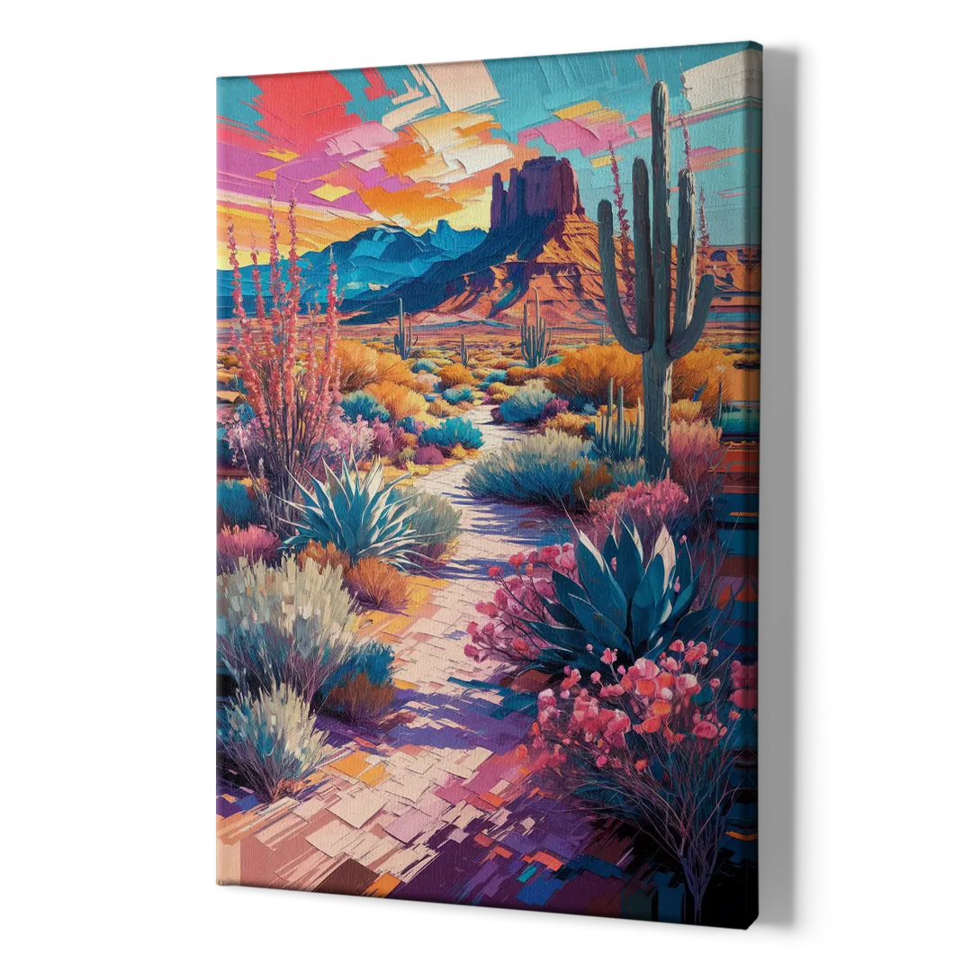 Henderson Desert Bloom - Canvas Print Art Sides