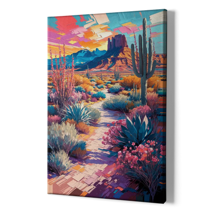 Henderson Desert Bloom - Canvas Print Art Sides