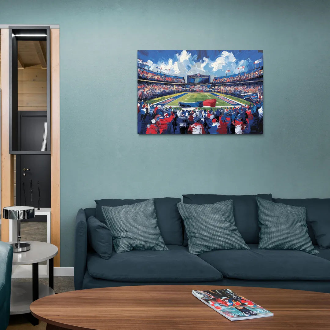Buffalo Bills Stadium Energy - Canvas Wall Art Living Room