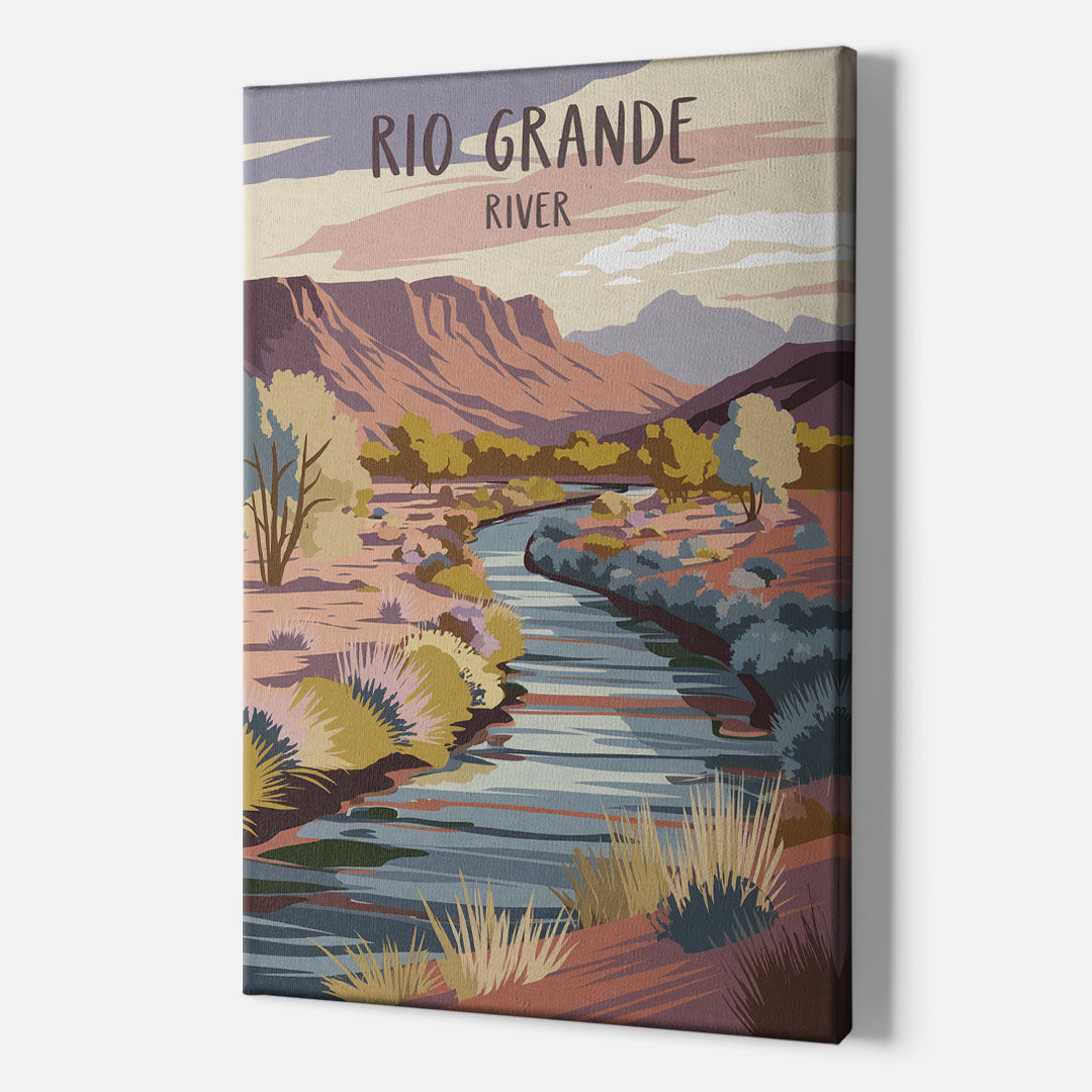 Albuquerque Rio Grande Views - Canvas Wall Art Indoor
