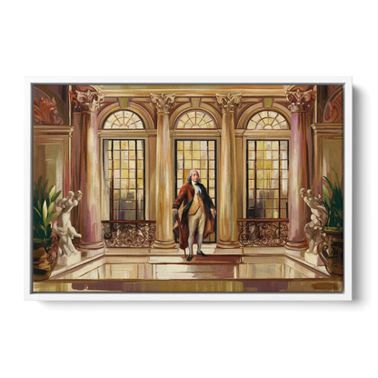 Franklin Architectural Beauty - White Frame Canvas