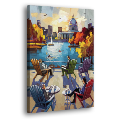 Madison Union Terrace Vibes - Canvas Print Art Sides