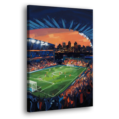 Cincinnati FC Stadium Lights - Canvas Print Art Sides