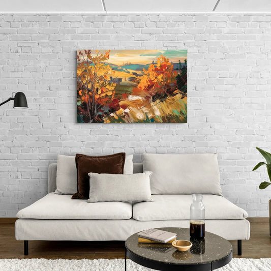 Spokane Autumn Colors - Canvas Wall Art Living Room