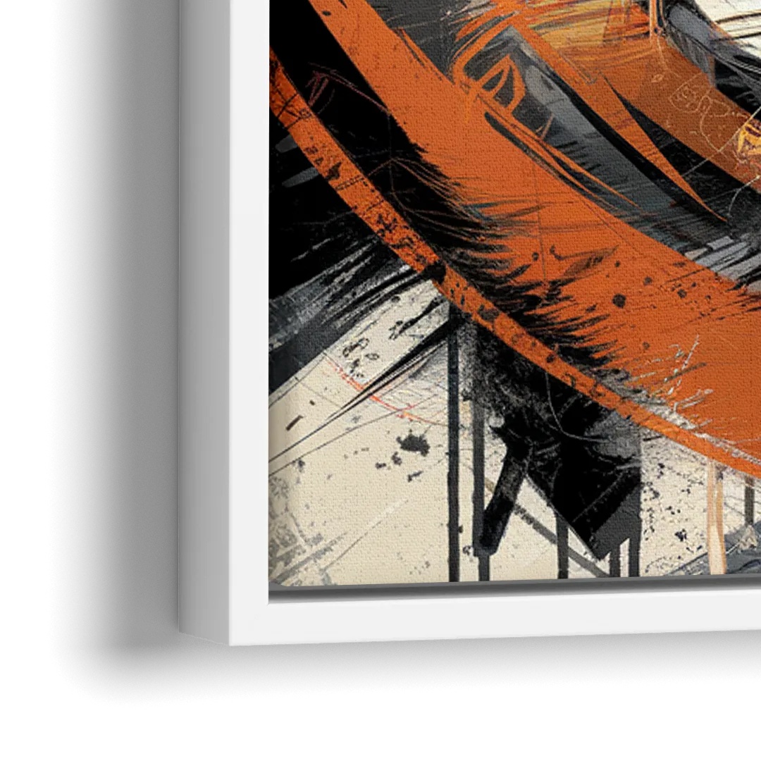 Baltimore Orioles Team Spirit - Close-Up White Frame Canvas