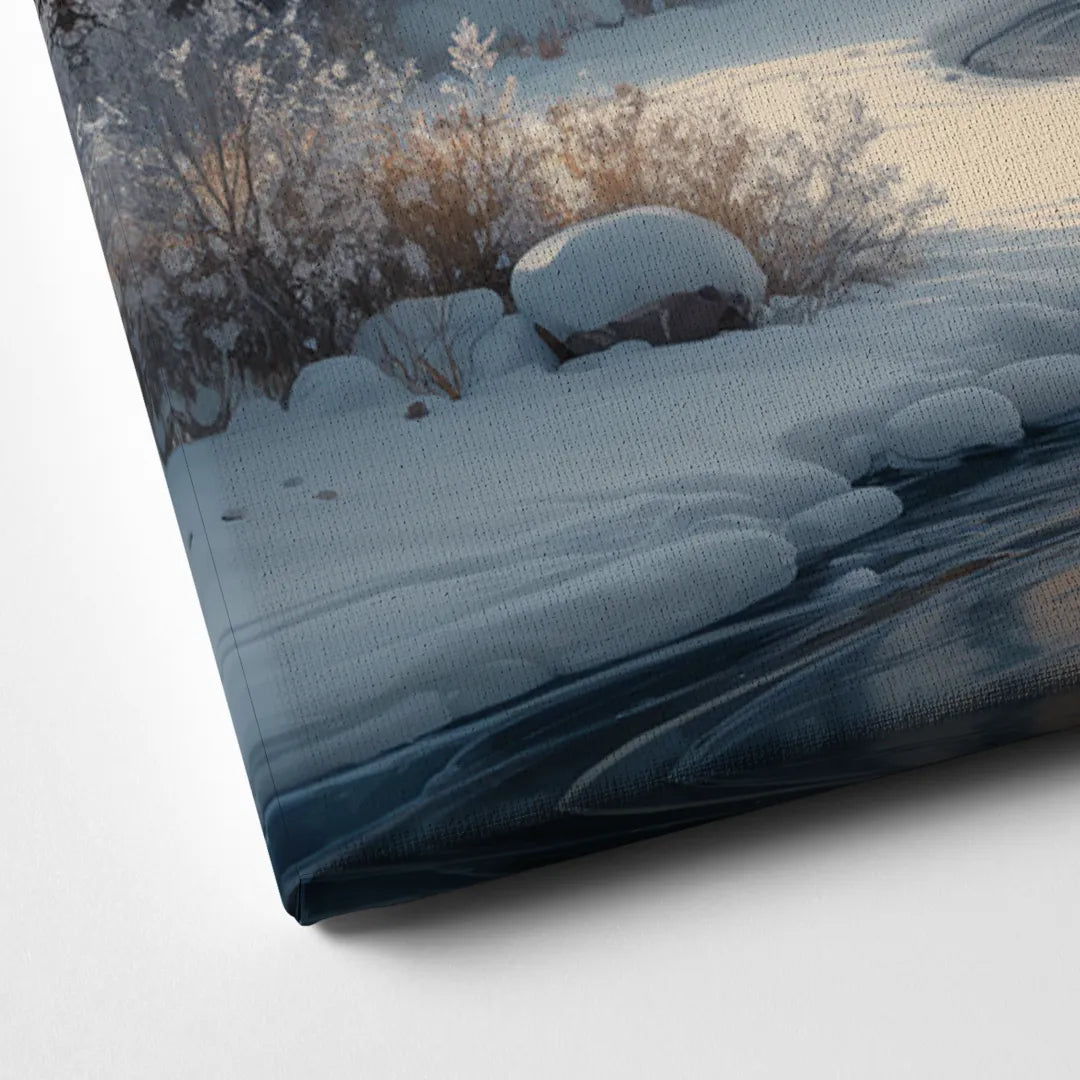 Colorado Springs Winter Wonderland Canvas Close Up