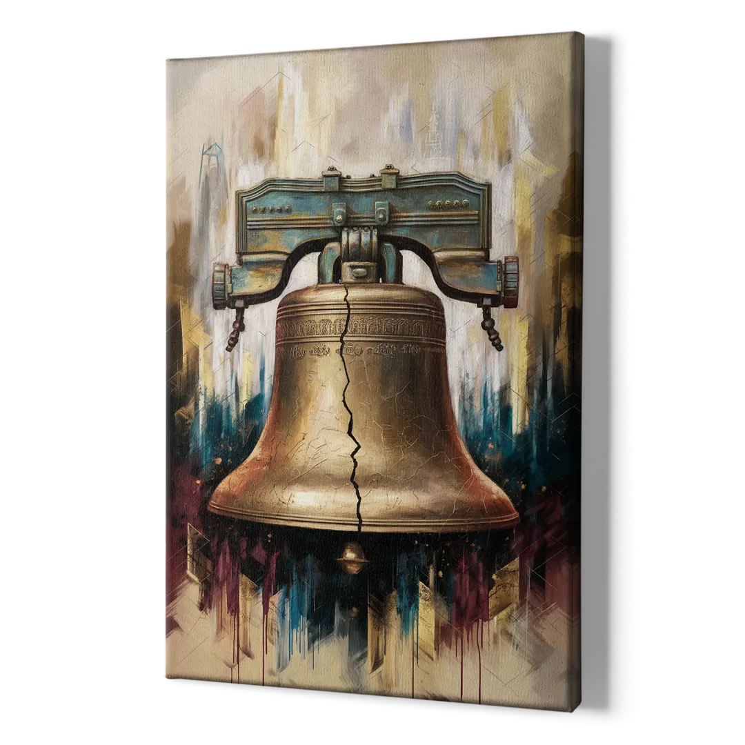 Philadelphia Liberty Bell - Canvas Print Art Sides