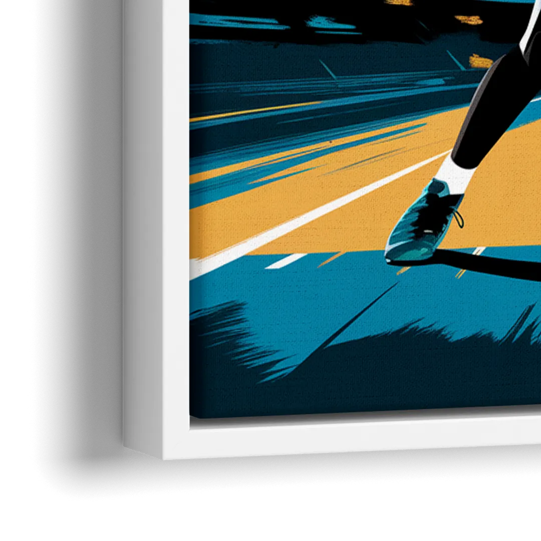 Jacksonville Jaguars Fans - Close-Up White Frame Canvas