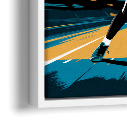 Jacksonville Jaguars Fans - Close-Up White Frame Canvas
