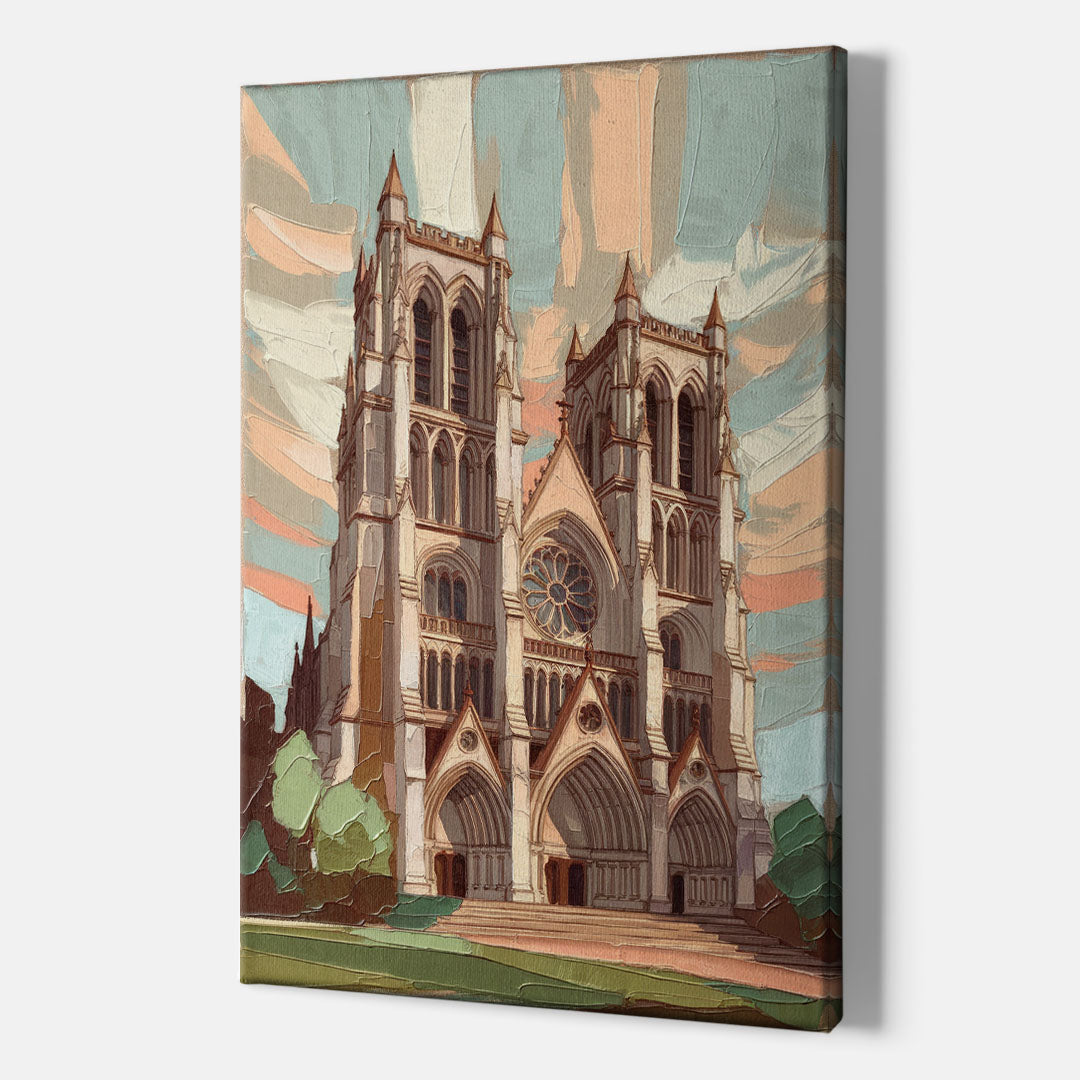 Washington National Cathedral - Canvas Wall Art Indoor