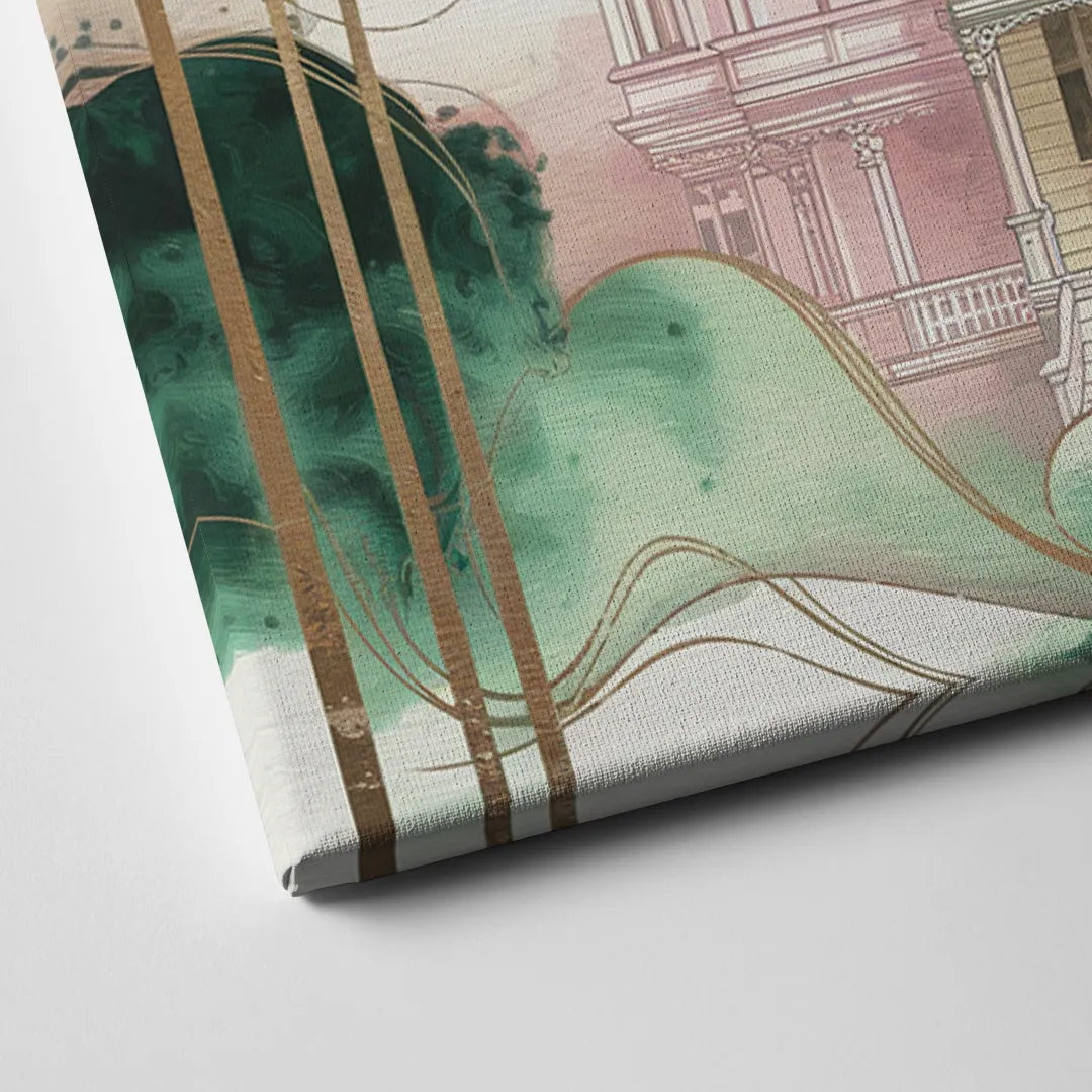 San Jose Urban Charm Canvas Close Up