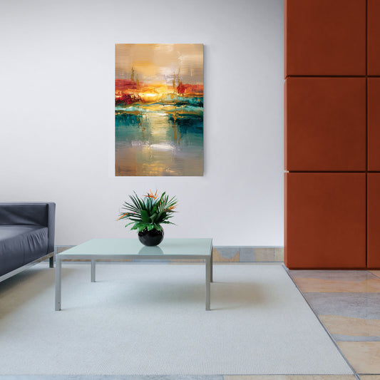 Ashland Sunset Horizon - Canvas Wall Art Living Room