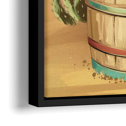 Scottsdale Western Heritage - Close-Up Black Frame Canvas